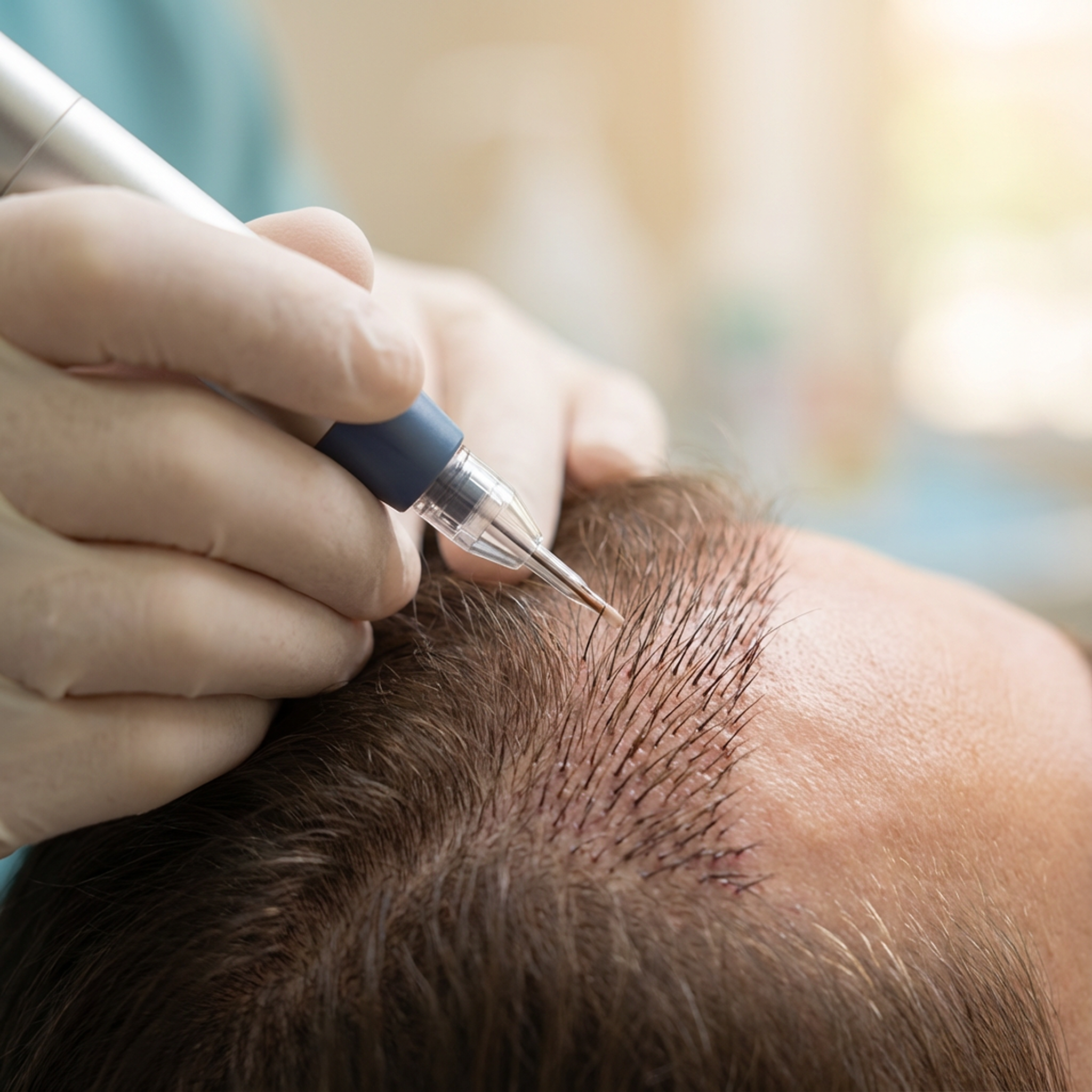 Современный метод пересадки волос FUE и DHI